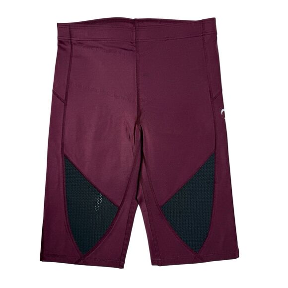 CW-X Compression Shorts Women's Medium Joint Support Cycling Running Red Maroon - Picture 1 of 7